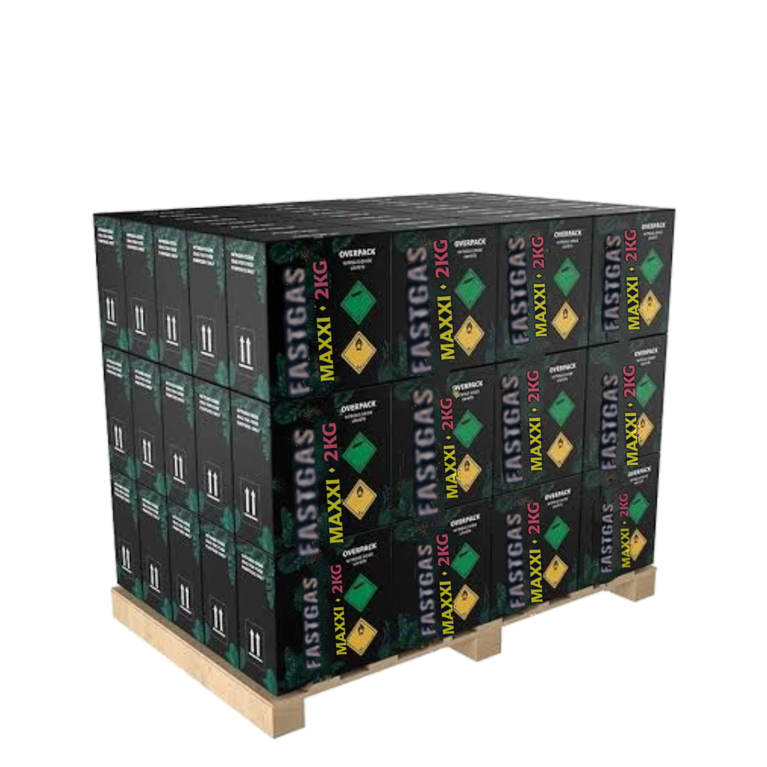 Fast Gas Maxxi 2kg Nitrous Laughing Gas Pallet by 84 Carton Wholesale Best Prices Fast Gas Maxxi 2kg Nitrous Laughing Gas Pallet by 84 Carton Wholesale Best Prices