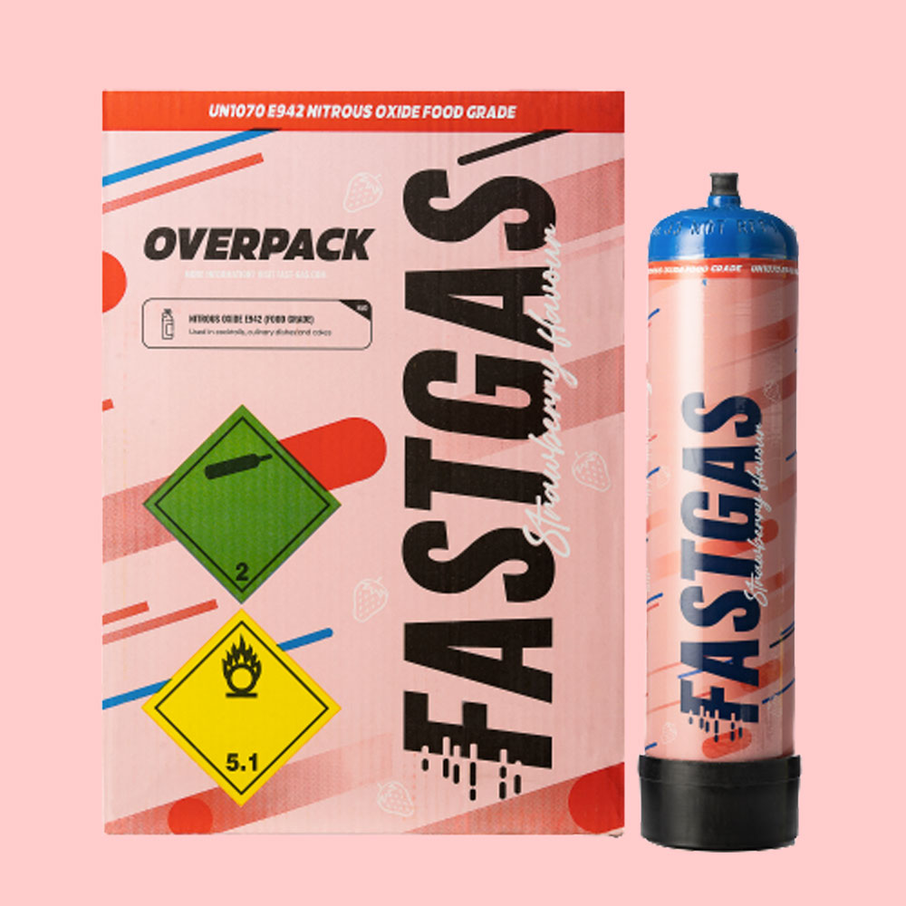 Fast Gas Strawberry Nitrous Oxide Laughing Gas Pallet by 84 Carton Wholesale Best Prices